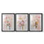 FLORAL Series CCCCLXV - Impression encadrée sur mesure de qualité supérieure - 3 pièces-1771865803-1771865800