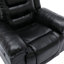 Fauteuil inclinable manuel et pivotant à 360 ° avec accoudoirs larges pour le salon, la chambre à coucher