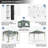  10' x 10' Pop up Canopy, UV and Rain Resistant Canopy Shelter with 4 Removable Sidewalls and Sandbags, Outdoor Canopy with Carry Bag for Grass, Beach and Camping-98904077