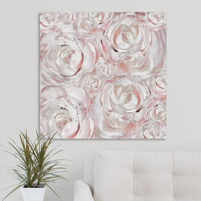 'Blush Twice III' Painting on Canvas