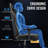 Ergonomic Massage Gaming Chair With Adjustable Armrests-666786205