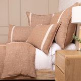 RORY - FLAX / MIDNIGHT - K DUVET