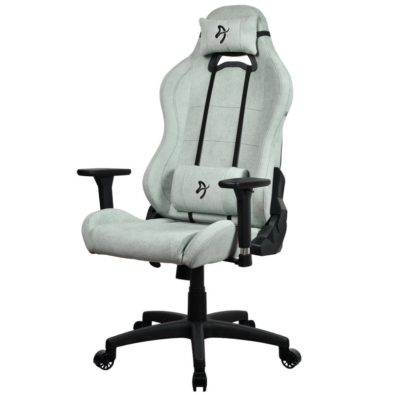 Arozzi Torretta Soft Fabric Office & Gaming Chair - Pearl Green, Green