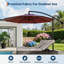 Parasol de patio décalé de 10 pi avec réglage facile de l'inclinaison et de la levée-1054894853