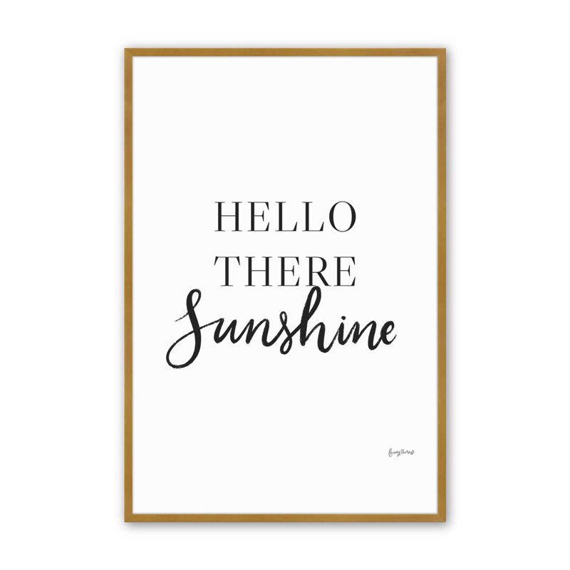 " Bright Beginnings " Print, Polished Gold, 11.25" H x 9.25" W