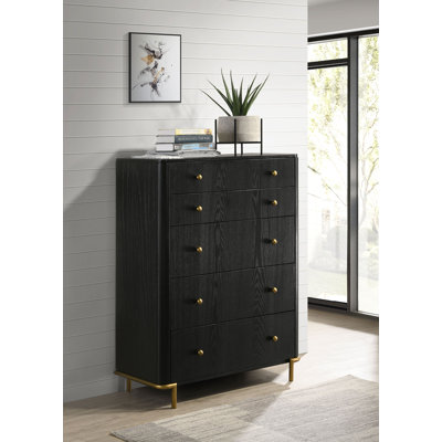 Maxine 38'' W 5 - Drawer Dresser