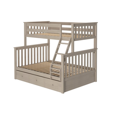 Benjahmin Kids Twin Bunk Bed with Trundle