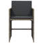 Outdoor Patio Dining Armchair with Cushion-135006411-135006413