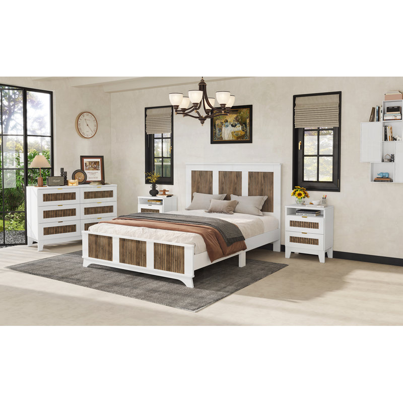 Grand lit plateforme Farmhouse