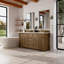 Meuble-lavabo double l 72 po Brookfield-113399123-113399125