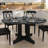 Expandable Oval Dining Table With Removable Leaf Trestle And X Shaped Base