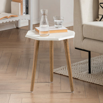 JFY Designs Wooden Side Table - End Table & Accent Tables for Living Room & Bedroom, Sofa Table, Accent Furniture for Home Décor