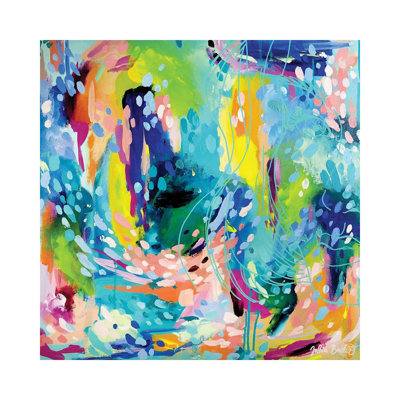 Receive by Julia Badow - Wrapped Canvas Painting