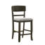 Chaise de salle à manger rembourrée 2pc