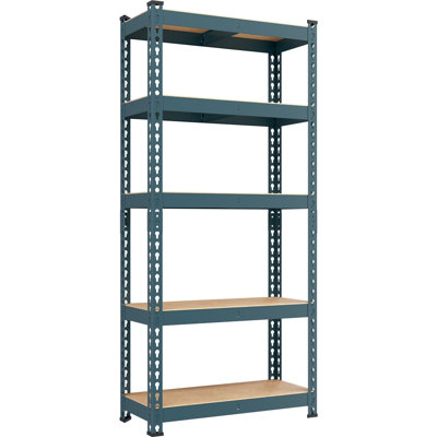Étagère de rangement ajustable 5 niveaux H 60 po x l 27,5 po x P 12 po Tevis
