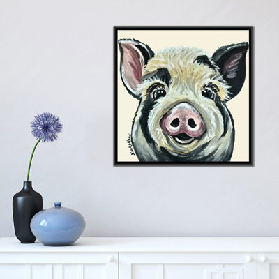 « sarge the porc on crème », reproduction d’impression sur toile