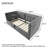 Upholstered Daybed, Hydraulic Storage Bed Frame With USB And Type-C Charging-1351253690