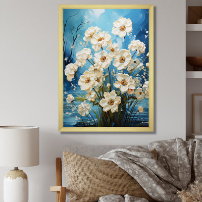 " Blue Flower In Popcorn Serenade "