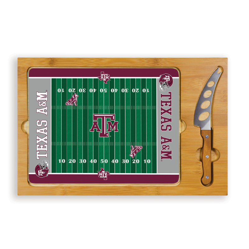 Plateau pour le fromage à couper icône de football ncaa, Texas A&M Aggies