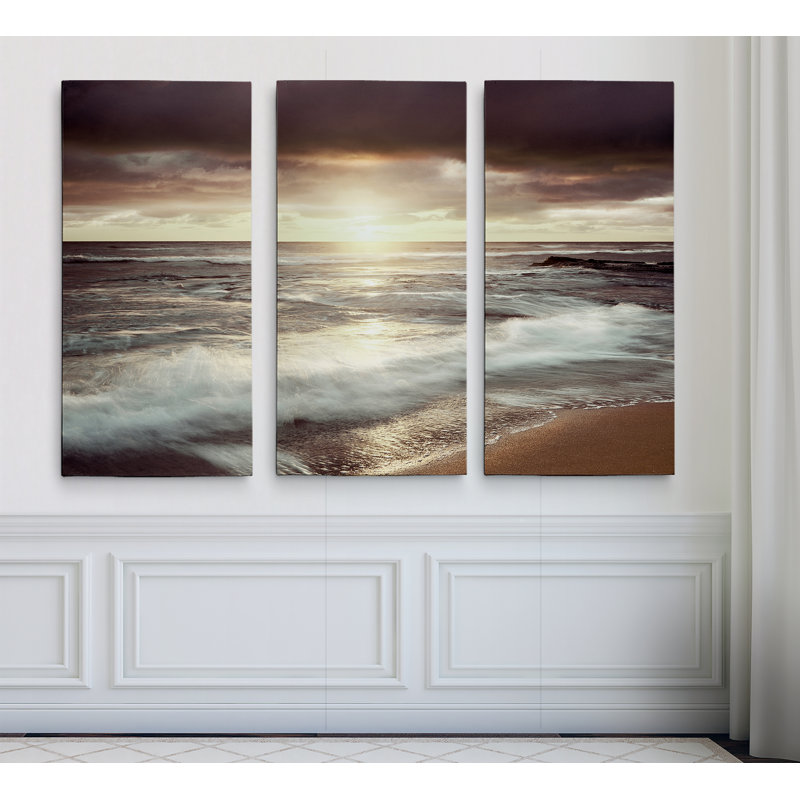 «Sunset Beach», reproduction d'art sur toile, H 40 po x l 60 po x P 1,5 po