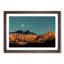 Moon over South Tyrol in Italy in Abstract - Picture Frame Graphic Art Print-55725201-55725203