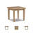 Gundrath Solid Wood End Table