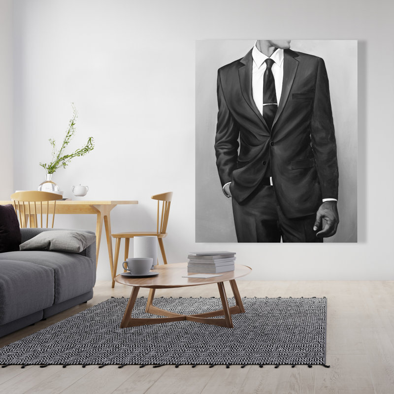 «Man in a Great costume - Fashion Beauty Canvas for Home Decor»
