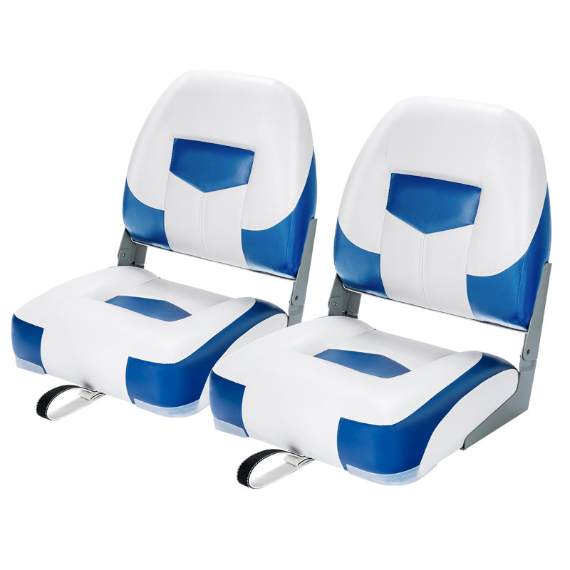 Ensemble de 2 chaises de bureau pliantes rembourrées en tissu