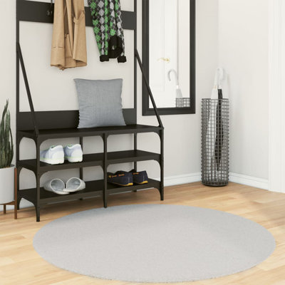 Rug "HUARTE" Short Pile Soft and Washable Grey