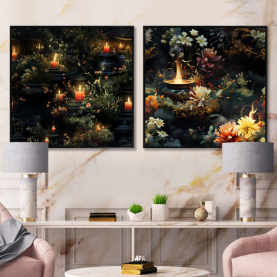 Dinwiddie - Abstract Collages Square Collage Set Of 2