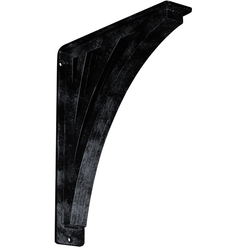 Support en fer forgé Nevio, Étain antique, H 12 po x l 2 po x P 10 po