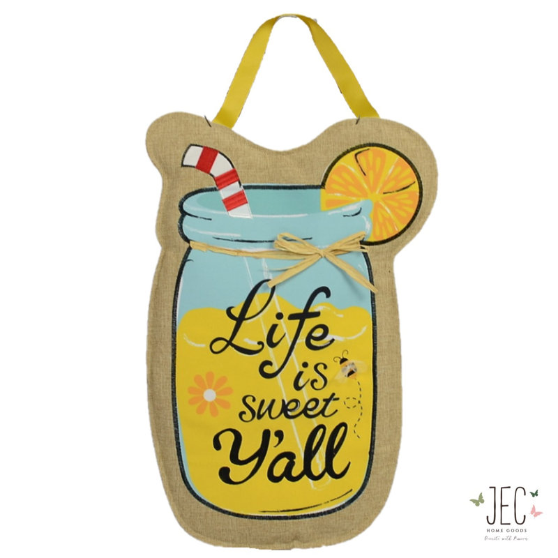Décoration murale Mason Jar Life is Sweet