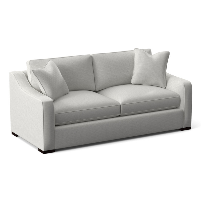 Armanti Sofa, Parchment Polyester 71582L14, City Dark