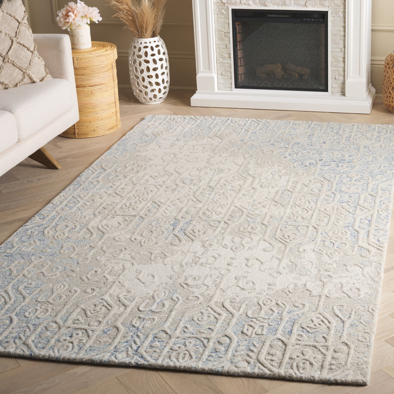 Tapis en laine Raquela, Rectangle de 5 pi x 8 pi