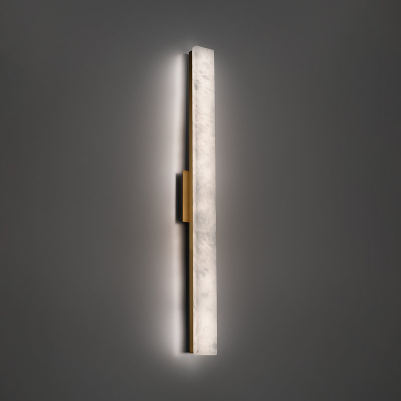 Lanza LED Bath Vanity & Wall Light, Aged Brass