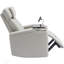 Fauteuil inclinable pivotant à 270 ° avec rangement pour bras cachés, bande lumineuse à DEL et accessoires multiples pour le cinéma maison-931083063