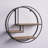 Aberdeen 3 Piece Circle Solid Wood Wall Mounted Shelf-837281840