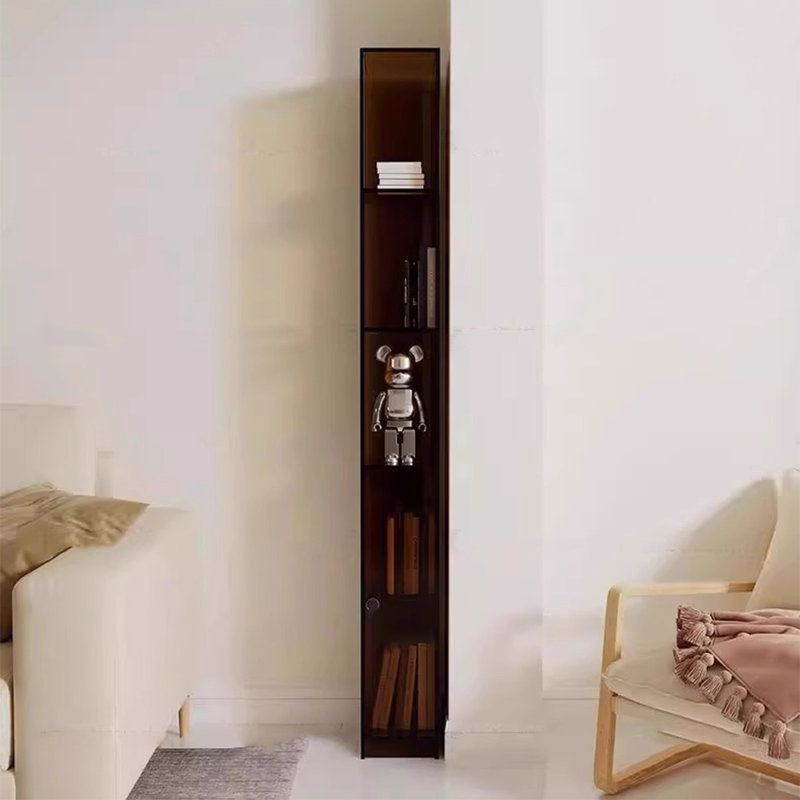 Bibliothèque multifonctionnelle à coins étroits en acrylique, Tanné