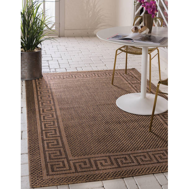 Ebern Designs Healdton Brown Indoor/Outdoor Rug & Reviews | Wayfair