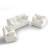 4 - Piece Upholstered Modular Beige Chenille Sectional Sofa Set – Plush Cloud Cushion Lounge Furniture, Customizable Layout for Cozy Living Rooms-954117958
