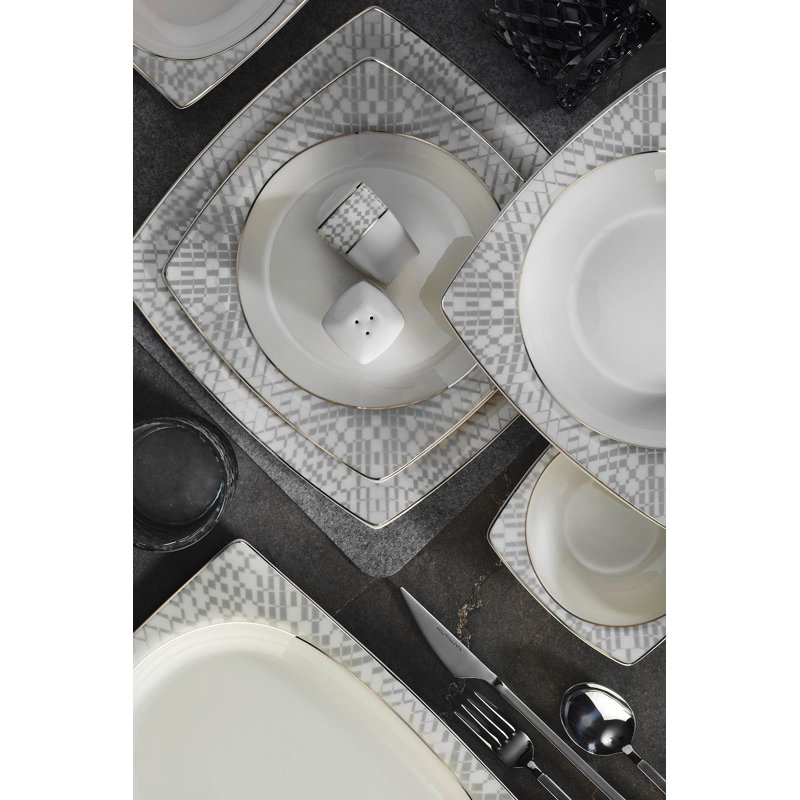 Felisha Piece Dinnerware Set - Service for 12