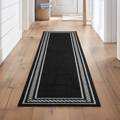 Nautica Rope Border Machine Washable All Loop Tufted Rugs 1-Piece