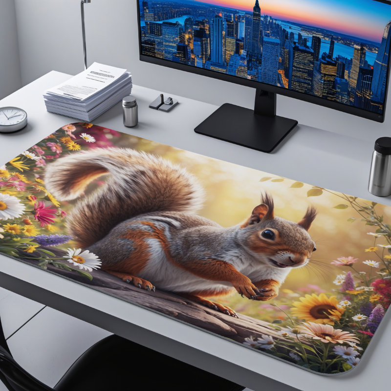 Polyester Desk Pad, 23.6x13.8