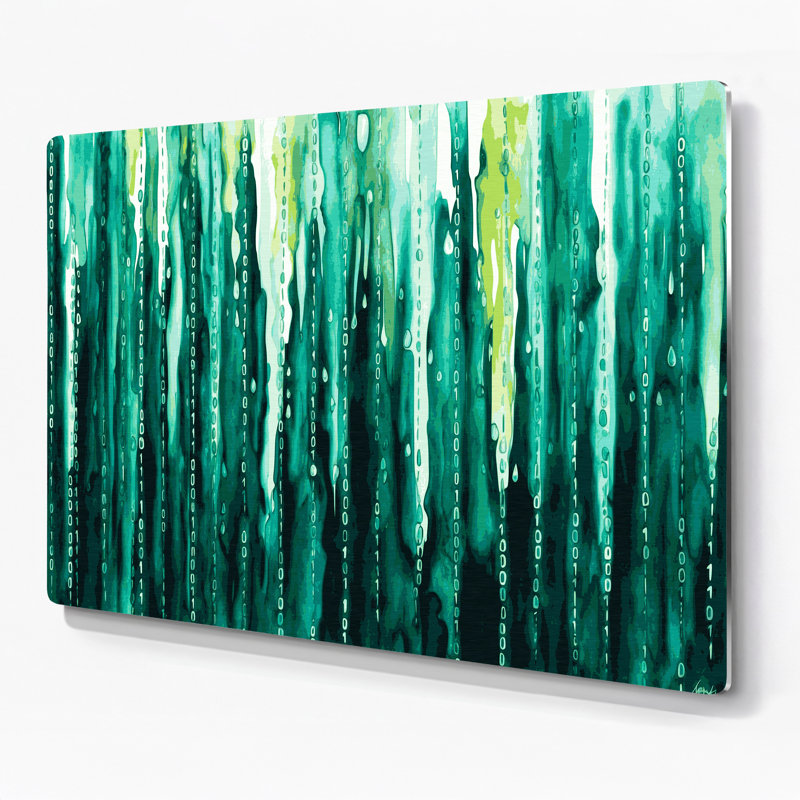 Art mural en métal Sci Fi, H 240 po x l 360 po x P 0,05 po