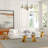Bangor 51.18” Glass Top Single Coffee Table-1156044908