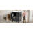 Space-saving Modern Vanity Cabinet With Ceramic Sink, Solid Wood Frame