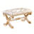 Microfiber Leather Upholstered Bench