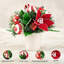 Arrangement de Noël à la menthe poivrée