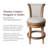 Maven Lane Pullman Stool with Fabric Upholstery-93617878-93617879-121594406