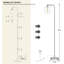 Lampe sur pied DEL 67 po avec USB Jolando-97788692